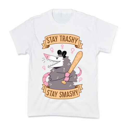 Stay Trashy, Stay Smashy Kids T-Shirt