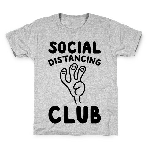 Social Distancing Club Kids T-Shirt