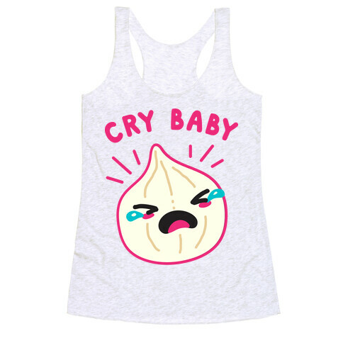 Cry Baby Onion Racerback Tank Top