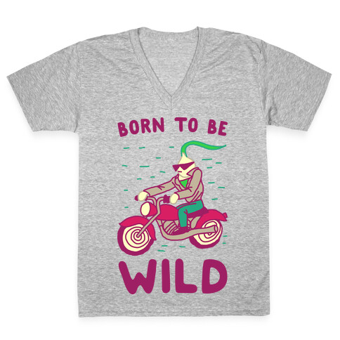 Born to be Wild Onion V-Neck Tee Shirt