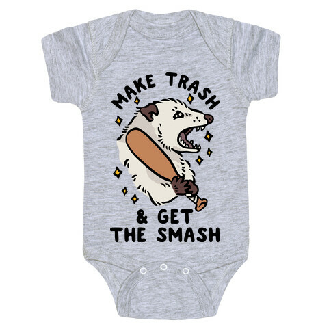 Make Trash & Get the Smash Eco Opossum Baby One-Piece