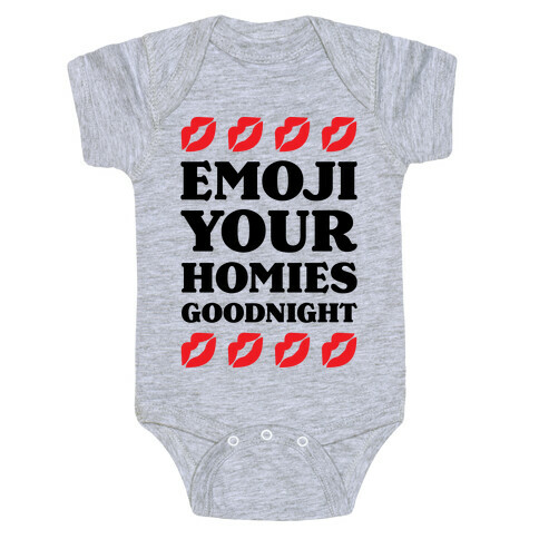 Emoji Your Homies Goodnight Baby One-Piece