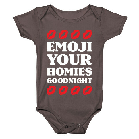 Emoji Your Homies Goodnight Baby One-Piece