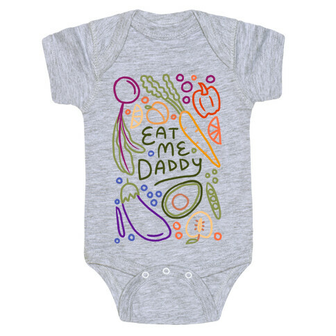 Eat Me Daddy Garden Pattern Baby One-Piece