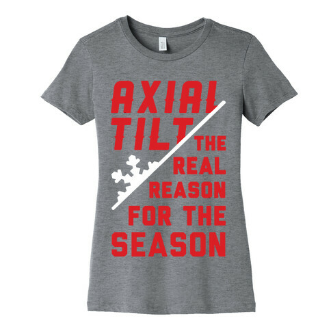 Axial Tilt Reason For The Season Womens T-Shirt