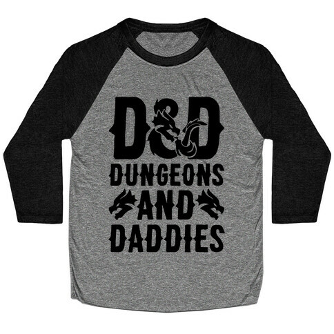 Dungeons and Daddies Parody Baseball Tee