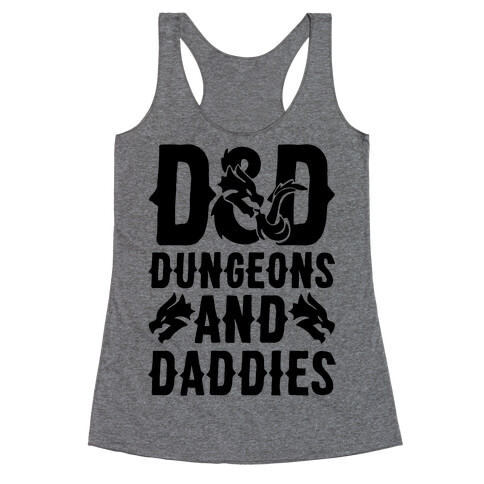 Dungeons and Daddies Parody Racerback Tank Top