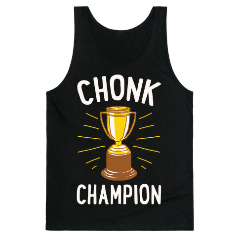 Chonk Champion White Print Tank Top