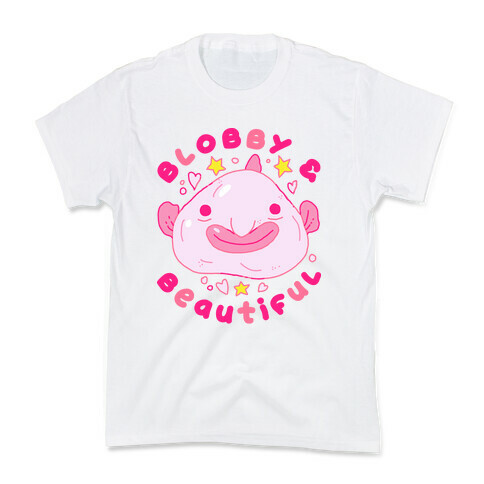 Blobby & Beautiful  Kids T-Shirt