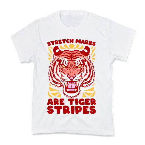 Stretch Marks Are Tiger Stripes Kids T-Shirt