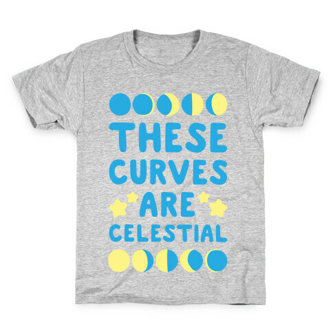 These Curves Are Celestial Kids T-Shirt
