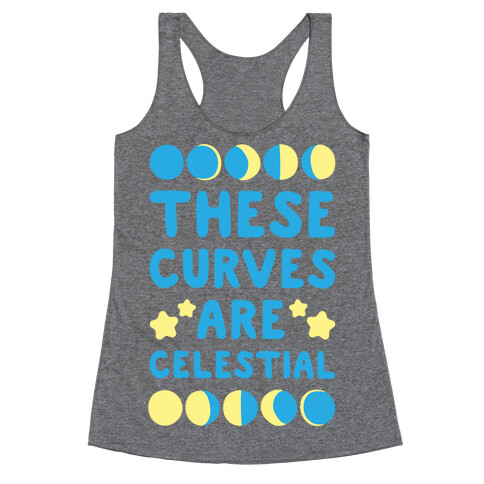 These Curves Are Celestial Racerback Tank Top