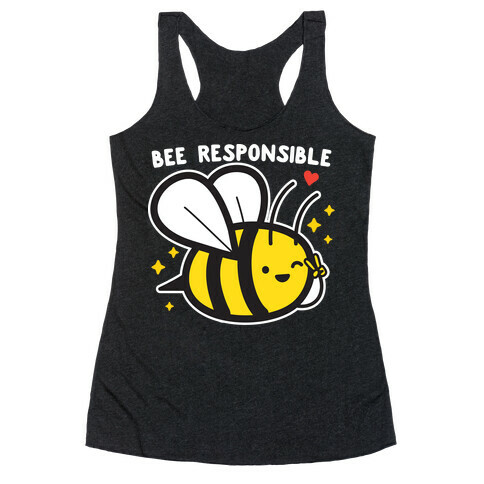 Bee Responsible Racerback Tank Top