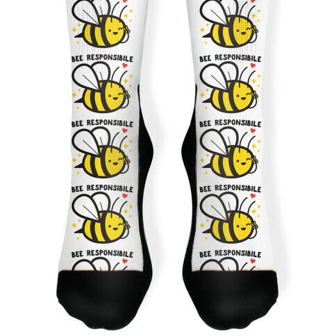 Bee Responsible Sock