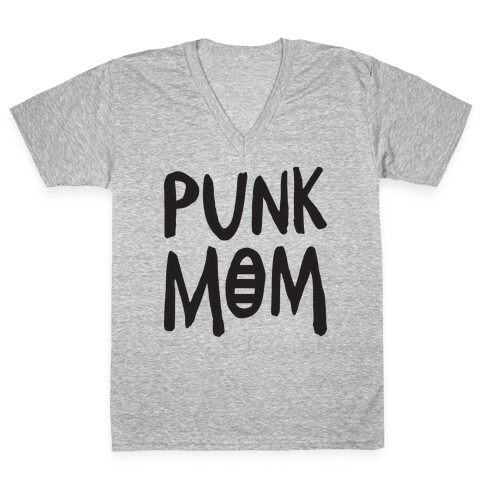 Punk Mom V-Neck Tee Shirt