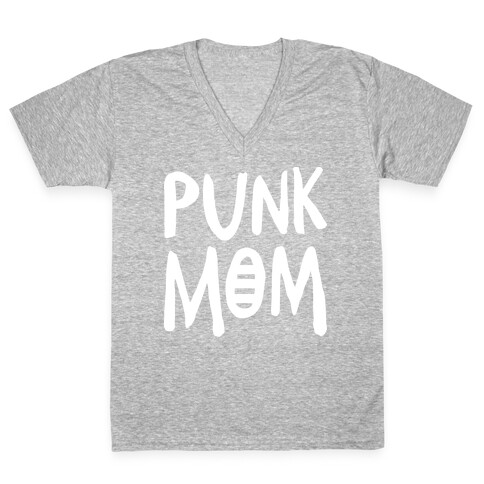 Punk Mom V-Neck Tee Shirt