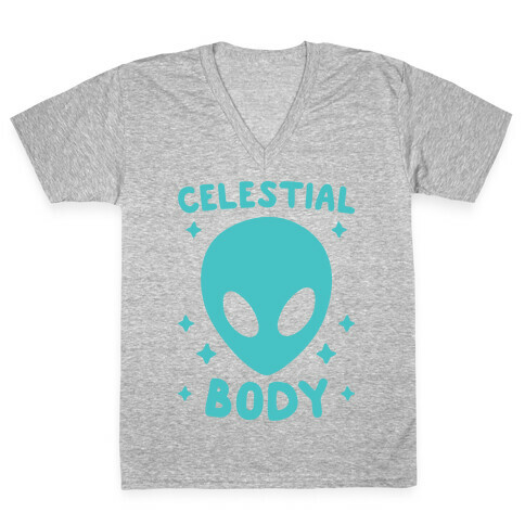 Celestial Body V-Neck Tee Shirt