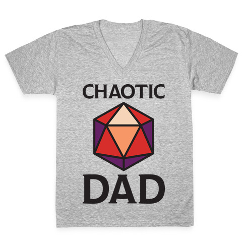 Chaotic Dad V-Neck Tee Shirt