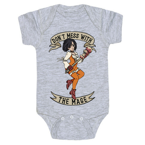 Don't Mess With the Mage Garnet Baby One-Piece