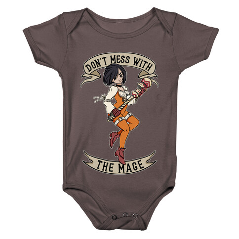 Don't Mess With the Mage Garnet Baby One-Piece