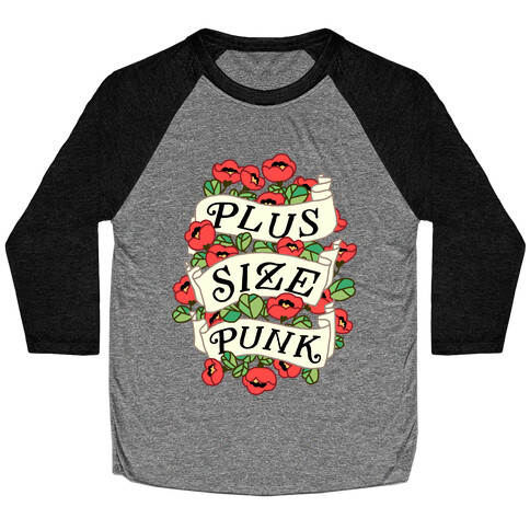 Plus Size Punk Baseball Tee