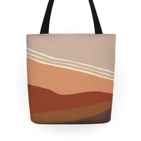 Terracotta Peach Sunset Tote