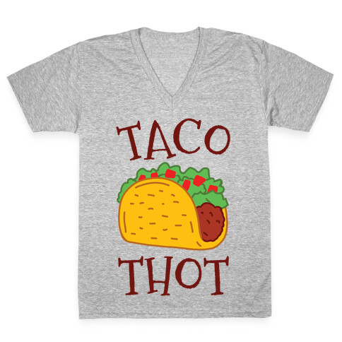 Taco Thot V-Neck Tee Shirt