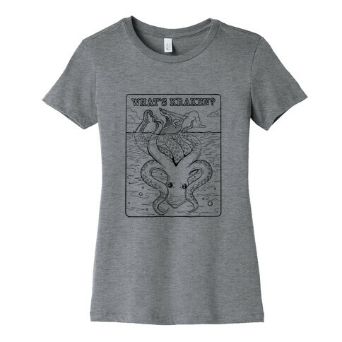 What's Kraken (Litho Style) Womens T-Shirt