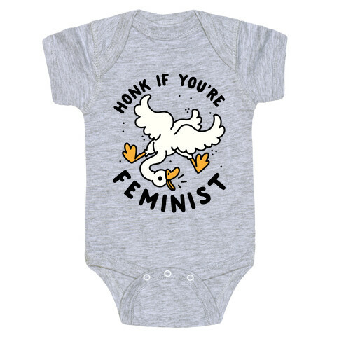 HONK If You're Feminist Baby One-Piece