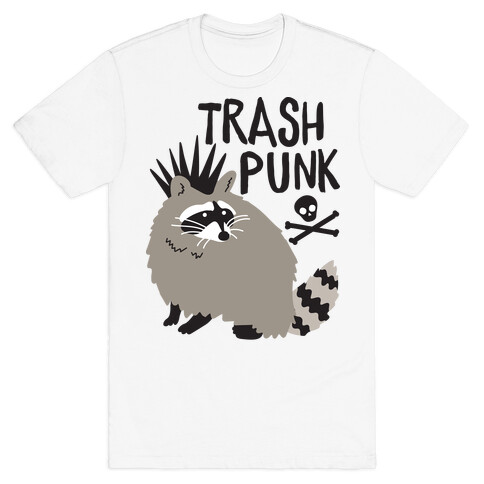 Trash Punk Raccoon T-Shirt