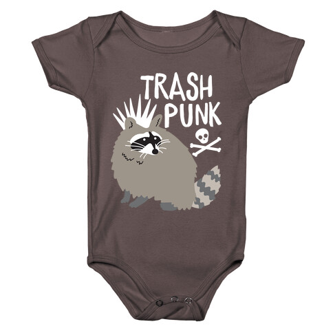Trash Punk Raccoon Baby One-Piece