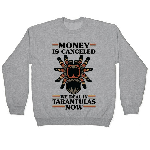 Money is Canceled We Deal in Tarantulas Now Pullover