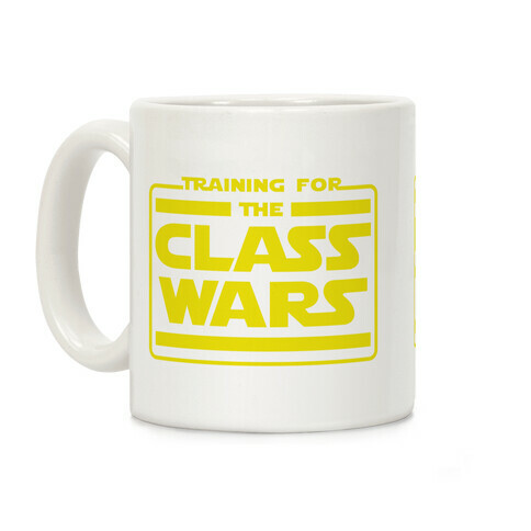 Training for the Class Wars Parody Coffee Mug