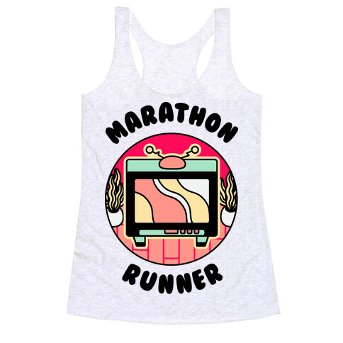 (TV) Marathon Runner  Racerback Tank Top