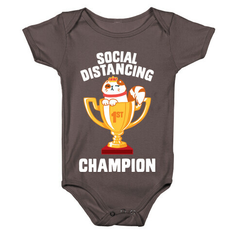 Social Distancing Champion Baby One-Piece