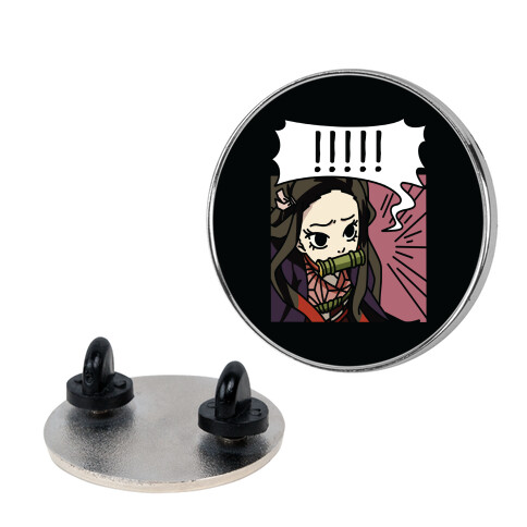 Nezuko Screaming Tanjiro (1 of 2 Pair) Pin