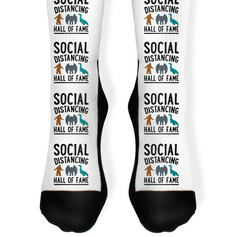 Social Distancing Hall of Fame Sock