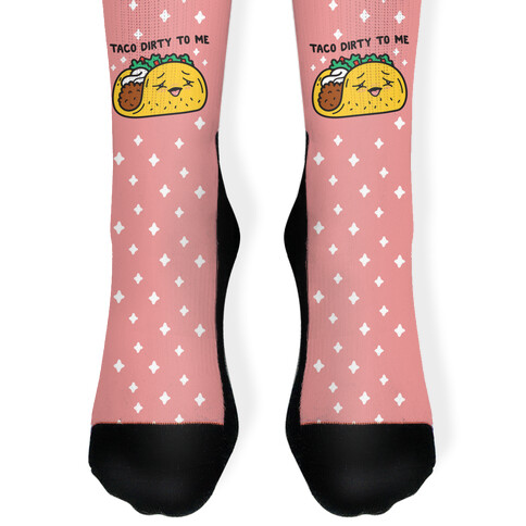 Bring Me Tacos Chatting Socks, Novelty Socks, Gift for Foodie