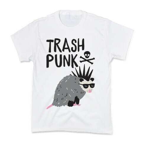 Trash Punk Possum Kids T-Shirt