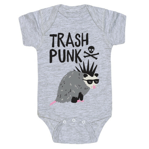 Trash Punk Possum Baby One-Piece