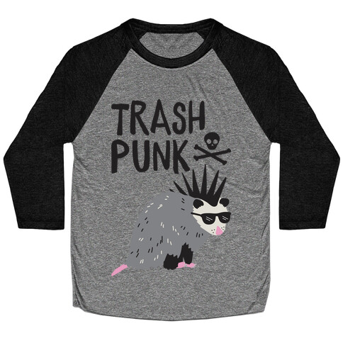 Trash Punk Possum Baseball Tee
