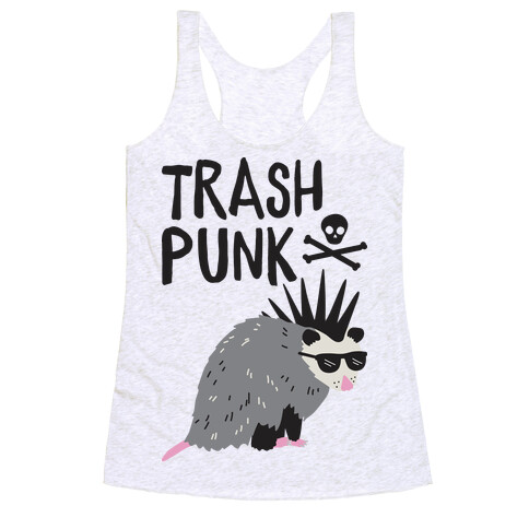 Trash Punk Possum Racerback Tank Top