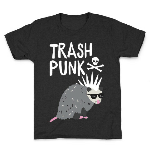 Trash Punk Possum Kids T-Shirt