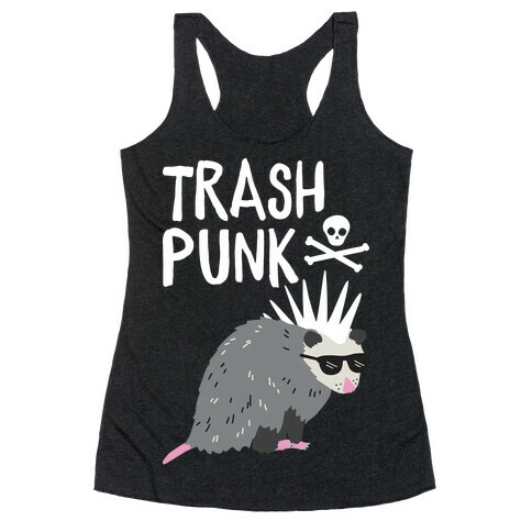 Trash Punk Possum Racerback Tank Top