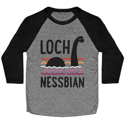 Loch Nessbian Lesbian Baseball Tee