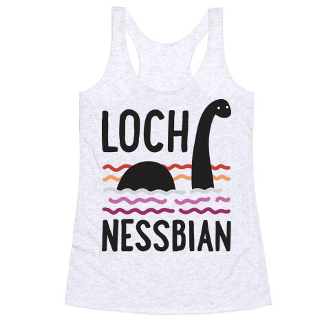 Loch Nessbian Lesbian Racerback Tank Top