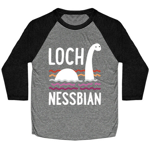 Loch Nessbian Lesbian Baseball Tee