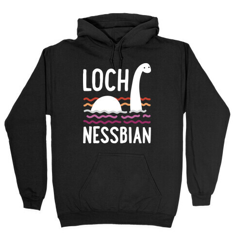 Loch Nessbian Lesbian Hooded Sweatshirt