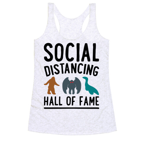 Social Distancing Hall of Fame Racerback Tank Top