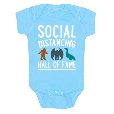 Social Distancing Hall of Fame Baby One-Piece